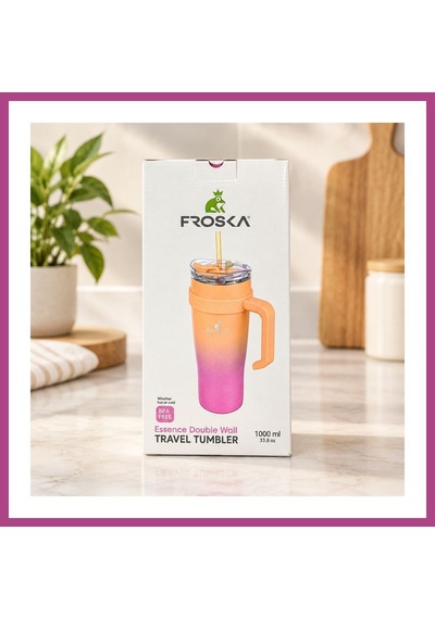Gees Global Pipetli Termos 1000 Ml Gbzs Çok Renkli