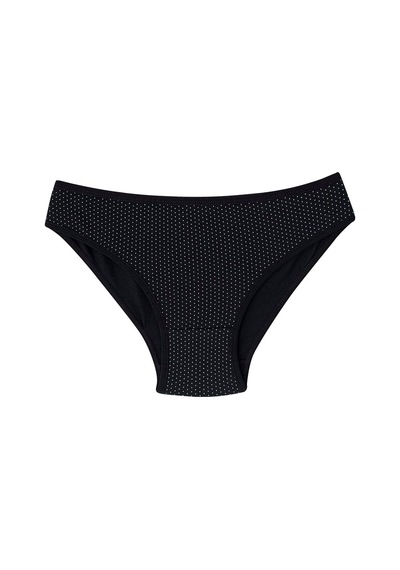 Arma Yıldız Kadın Desenli Karışık Renkli Külot Slip 7'li Paket Pamuklu Likralı Çok Renkli 1