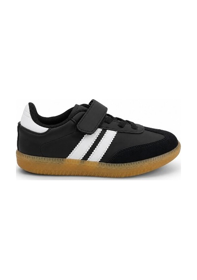 Black Flex Cırtlı Çocuk Sneaker Ayakkabı 26-30 Siyah