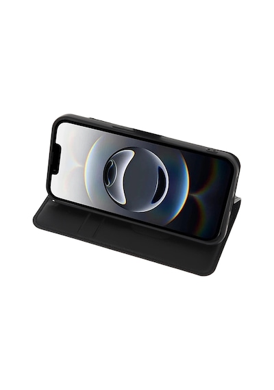 Uray Store Apple iPhone Uyumlu  16e Kılıf Trend S Plus Kapaklı Kılıf - Siyah