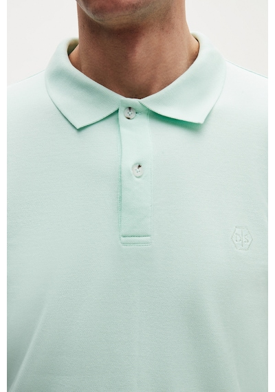 D's Damat Ds Damat Regular Fit Mint %100 Pamuklu Uzun Ömürlü Kıvrılmaz Polo Yaka Nakışlı T-shirt 4hc14ort51000 Mint