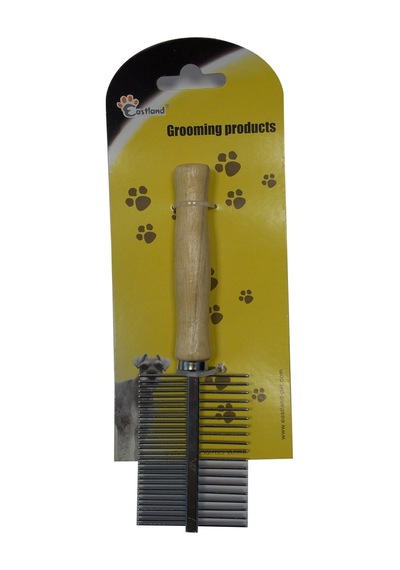 Eastland Tahta Saplı Metal Köpek Tarağı