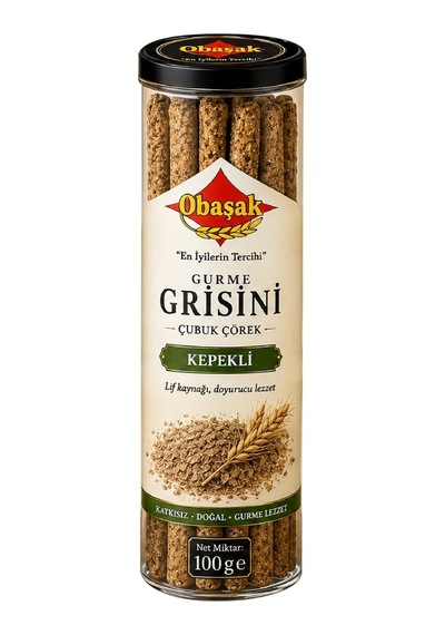 Obaşak Grissini 100 G Kepekli Tarı