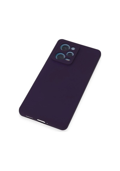Newface Xiaomi Redmi Note 12 Pro 5g Kılıf Nano İçi Kadife Silikon Semeglbl - 39 - Mor