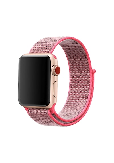 E2M Apple Uyumlu  Watch 42-44MM KRD-03 HASIR PEMBE