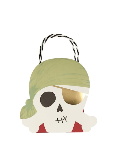 Meri Meri - Pirate Party Bags - Korsan Parti Çantaları - 8'li Tüm Yaşlar