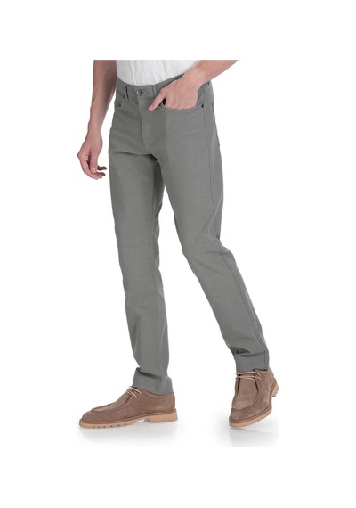 Hatemoğlu Haki Regular Fit Pamuklu 5 Cep Kanvas Pantolon 35340 Haki