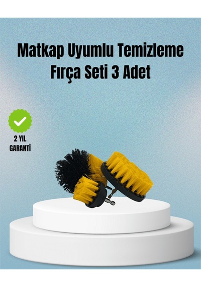 Matkap Uyumlu Temizlik Fırçası Kablolu Ve Akülü Matkaplarla Kul