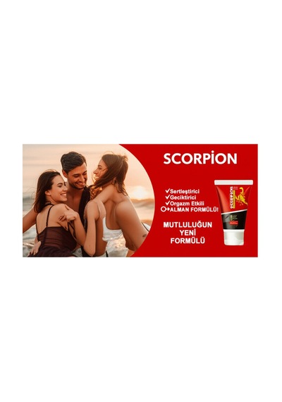 Scorpion Erkeklere Özel Geciktiricili Ve Sertleştiren Bakım 50 Ml X 2 Ad.+lustra Yağı