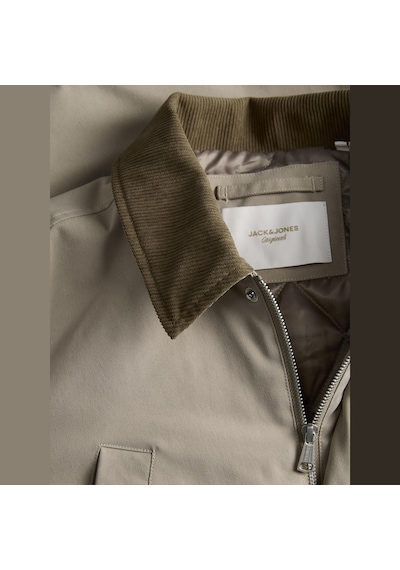 Jack & Jones Erkek Klasik Yaka Uzun Kollu Puffer Mont - Norrebro - 12307768 Crockery