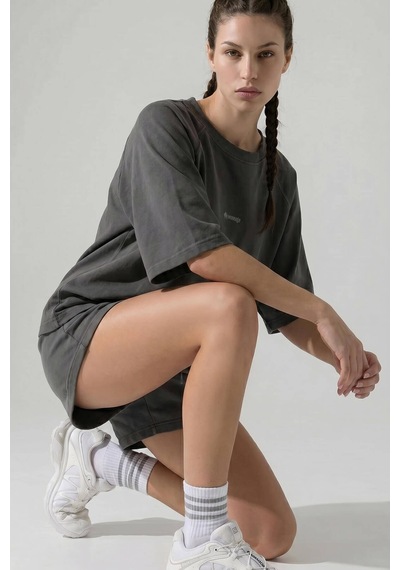 Woneagle Kadın Antrasit Oversize Bisiklet Yaka Şortlu Takım Loungewear Antrasit Antrasit Woneagle Kadın Antrasit Oversize Bisiklet Yaka Şortlu Takım Loungewear Antrasit Antrasit