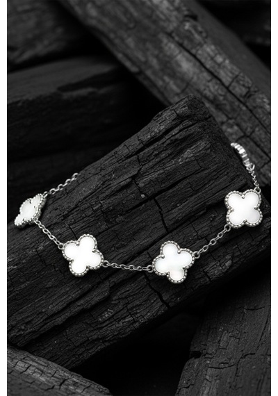 Taşlı Royal Pearl Petal Model Erkek Çelik Bileklik Diğer