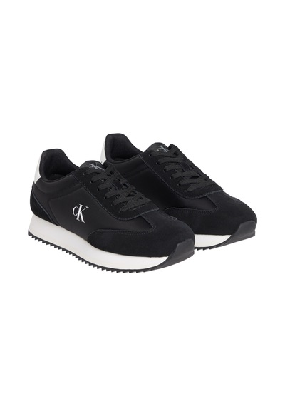 Calvin Klein Runner Laceup Mg Nylon Mı Siyah Kadın Sneaker Siyah