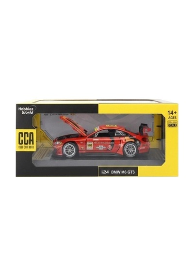 Bmw Bmw M6 Gt3 Kırmızı 1/24 Model Araba