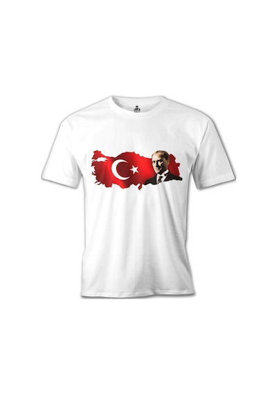 Atatürk - Tc Beyaz Erkek Tshirt