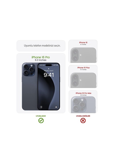 İphone 16 Serisi İle Uyumlu 5d Privacy Easyfit 2 Adet Kolay Uygulama Aparatlı Ekran Koruyucu Temperli Cam Hayalet Ekran İphone 16 Pro