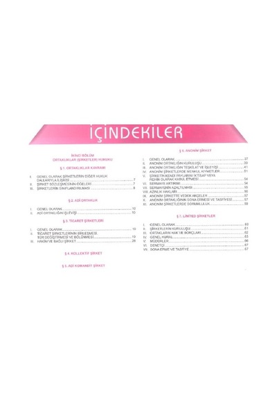 Ticaret Hukuku 2 Şirketler Hukuku Ayşe Sarıca