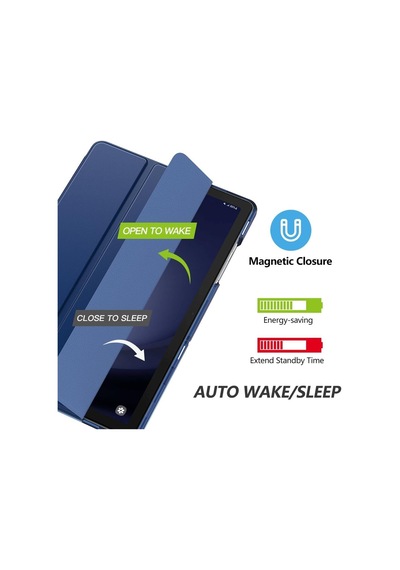 Samsung Uyumlu Galaxy Tab A11 Plus 11inç X230 Kılıf Pu Deri Smart Standlı Case Uyku Modlu X235 X236f