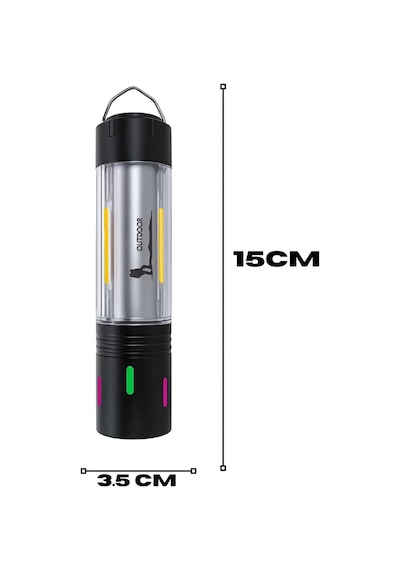 Tg Led Şarjlı Kamp Lambası Ortam Odak Aydınlatma Wt-736 Çok Renkli