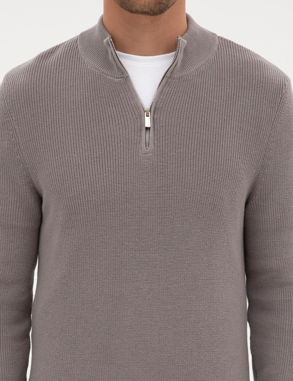 Pierre Cardin Erkek Açık Gri Melanj Kazak /triko 50317363-vr091 Açık Gri Melanj