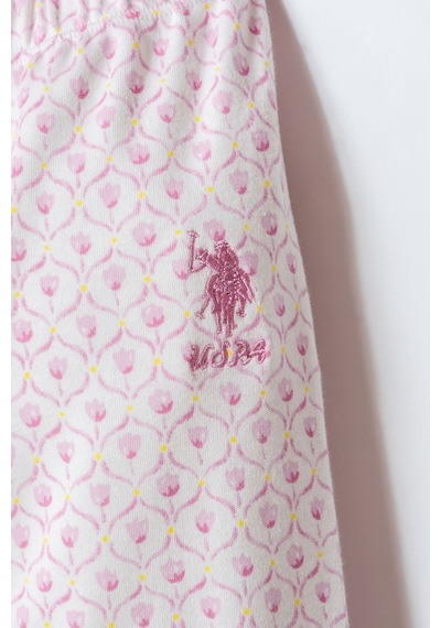 U.s. Polo Assn. Kız Bebek Pembe Bebek Takım Usb3017-c-v1 Pembe