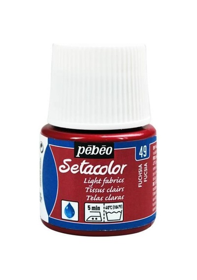 Pebeo Setacolor Light Fabric Transparan Kumaş Boyası 49 Fuchsıa