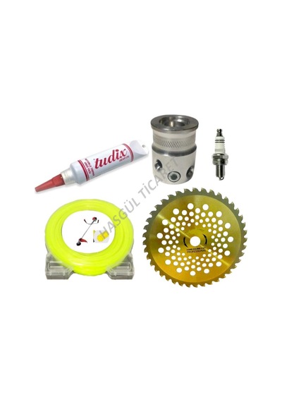 Hsgl Motorlu Tırpan Misina Testere Gres Buji Set N11.1410
