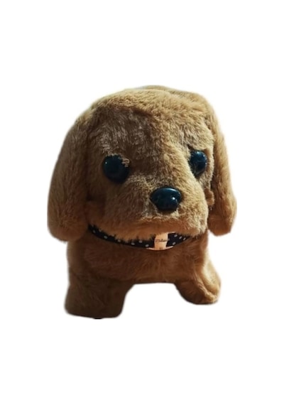 Yürüyen Pilli Köpek Oyuncak Kahverengi