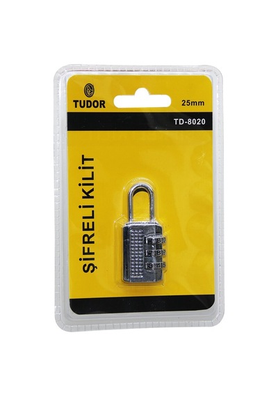 Tudor Td-8020 Şifreli Asma Kilit 25mm- 12'li Paket