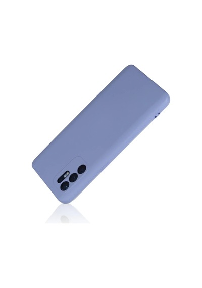 Oppo Reno 6 Kılıf Nano İçi Kadife Silikon - Lila 0.2M-Çok Renkli