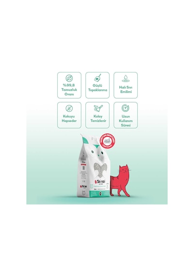 Toi Moi Natura Cream Kokusuz Sodyum Bentonit Kedi Kumu 5 L