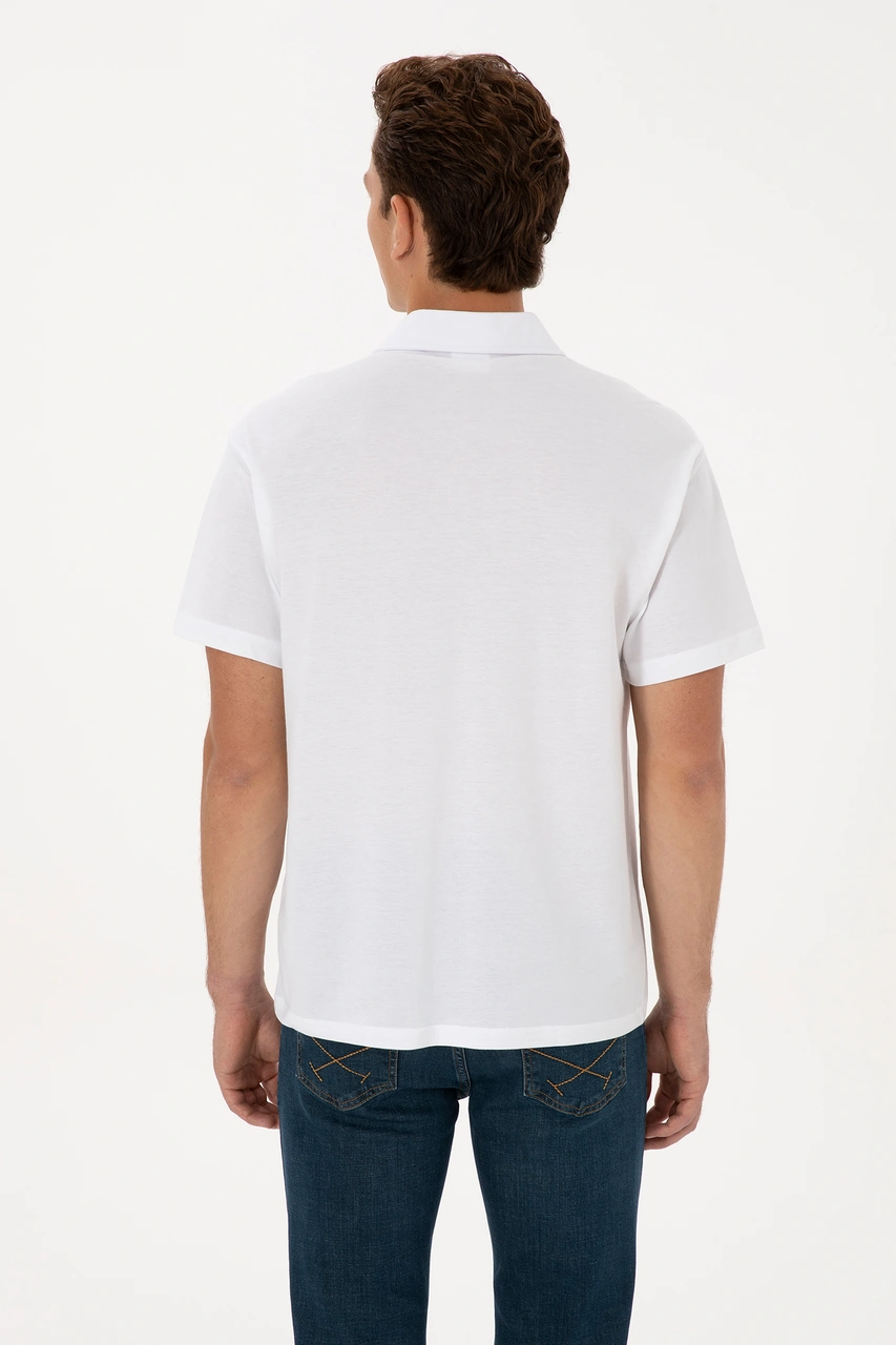 U.s. Polo Assn. Erkek Beyaz Tişört 50324787-vr013 Beyaz