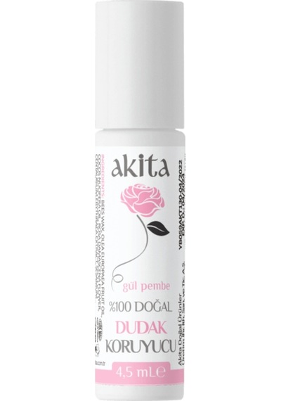 Akita Doğal Ruj Lip Balm Gül Pembe 4.5 ML