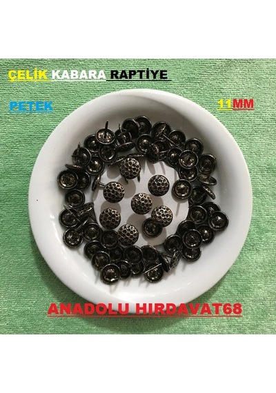 Kabara Raptiye Koltuk Çivisi Antik Eskitme Petek Çapı 11 MM 1000Ad