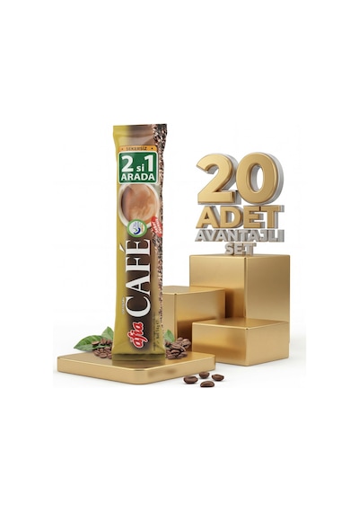 Afia 2si 1 Arada Kahve 20x14 Gr Hazır