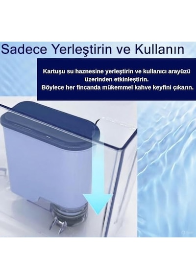Espresso Makinesi Ep5144 Ep5543 Ep5443 Ep5444 Ep5547 İle Uyumlu Aqua Clean Filtre Ca6903/00 Diğer