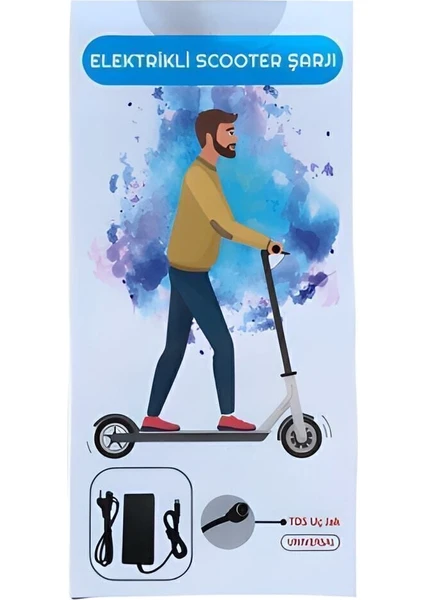 42v 2a Xıaomı Scooter Şarj Adaptörü M365/m365pro/pro2 Nınebot Tüm Modeller Tek Pim Uç-laptop Tip