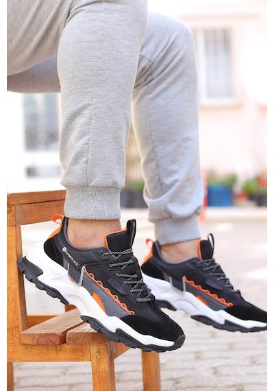 Hammer Jack Ster Memory Foam Erkek Sneaker Ayakkabı 167800000348 01 Siyah Siyah