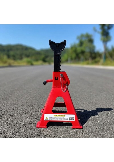 3 Ton Çift Kilitli Kriko Standı Araç Altı Sehpa Ikili Set Emniyet Pimli