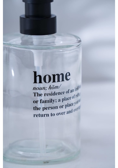 Acar Louvre Cam Sıvı Sabunluk - 450 Ml Şeffaf