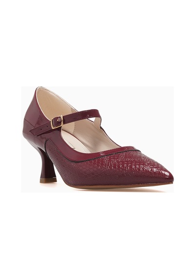 Kuum Kadın Stiletto Ayakkabı 26k K145-25766 Bordo
