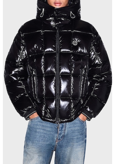 Armani Exchange Kuş Tüyü Dolgulu Su Geçirmez Şişme Mont Erkek Mont Xm003344 Af23755 Uc001 Siyah
