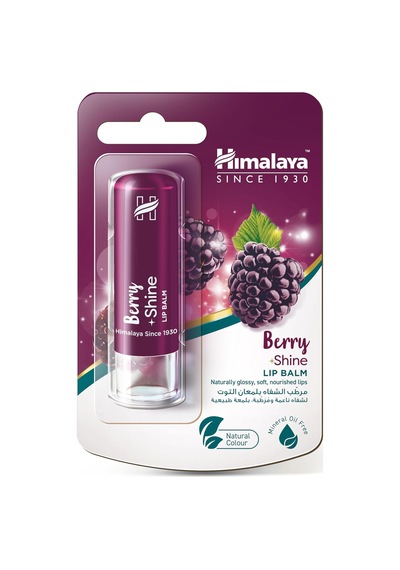 Himalaya Since 1930 Parlatıcı Dudak Bakım Kremi, Böğürtlen, Nemlendirici,%100 Doğal Renk, Silikon Içermez, 4,5 Gr