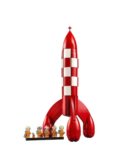 LEGO® Ideas Tintin® Ay Roketi 21367 - Yetişkinler için Dekoratif Model Yapım Seti (1283 Parça)