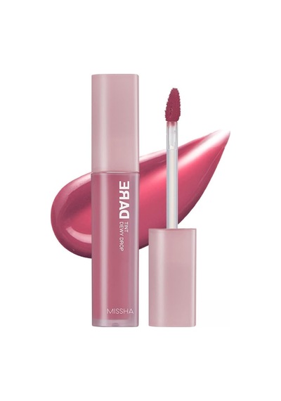 Uzun Süre Kalıcı, Nemli Bitiş Sunan Parlak Tint Dare Tint Dewy Drop Rosy Drop 0