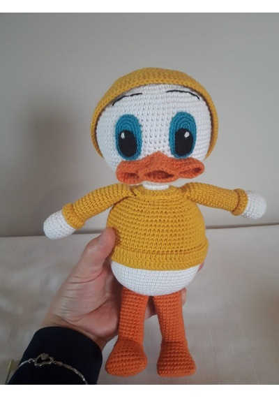 Amigurumi Sarı Ördek Oyuncak
