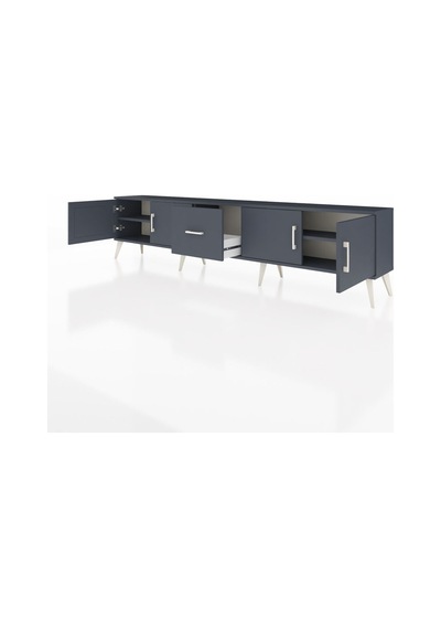 Arges Tv Ünitesi 2 Raflı Tek Çekmeceli 4 Kapaklı 220x30x51 Antrasit-antrasit Antrasıt/antrasıt - Antrasıt Arges Tv Ünitesi 2 Raflı Tek Çekmeceli 4 Kapaklı 220x30x51 Antrasit-antrasit Antrasıt/antrasıt - Antrasıt