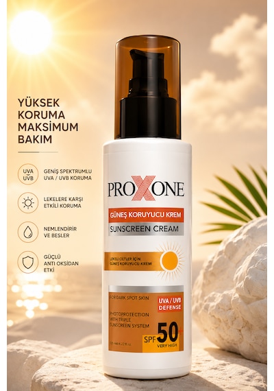 Proxone Lekeli Ciltler İçin Güneş Kremi Mavi Işık Korumalı 125 Ml Spf50+