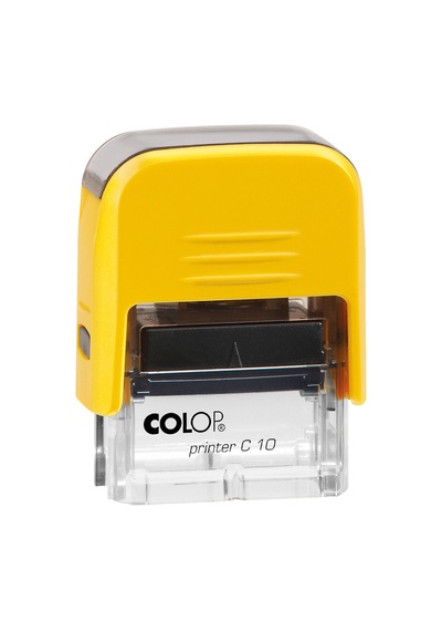 Colop Prınter C10 Sarı Kasa Siyah Keçe - 10 x 27 MM