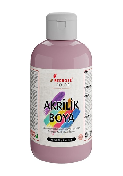 Açık Pembe Akrilik Boya 250 Gr 0000 Clear